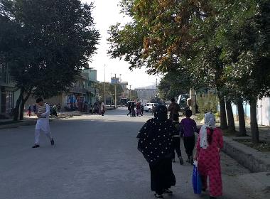 En gata i Afghanistans huvudstad Kabul.