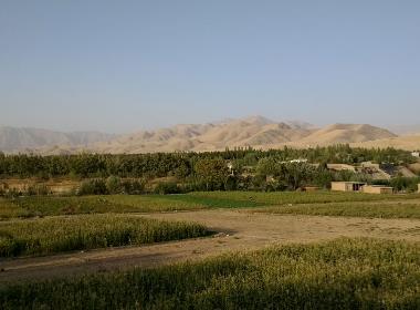 Landsbygdvy i Afghanistan.