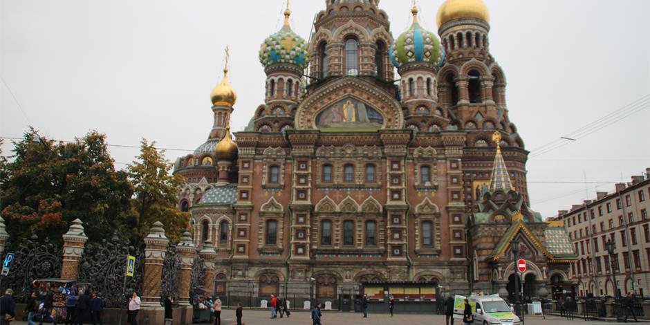 Uppståndelsekyrkan i Sankt Petersburg.
