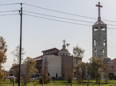 Den kaldeiska kyrkan i Erbil i irakiska Kurdistan.