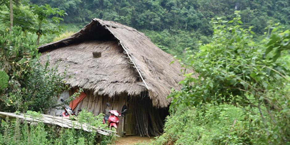 Ett hus i norra Vietnam.