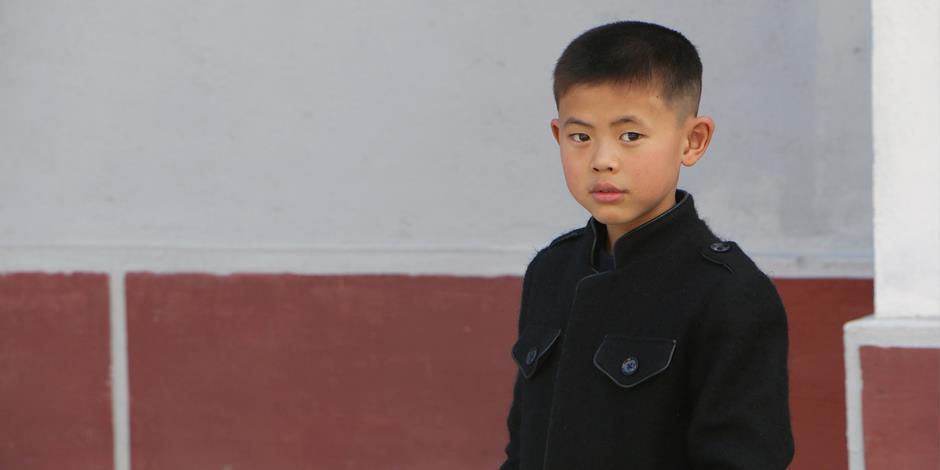 Enligt en talesperson för Open Doors riskerar läget i Nordkorea bli akut vid ett större utbrott av Covid-19. Foto: En pojke från norra Nordkoreas. Personen på bilden har ingen koppling till artikeln. 
