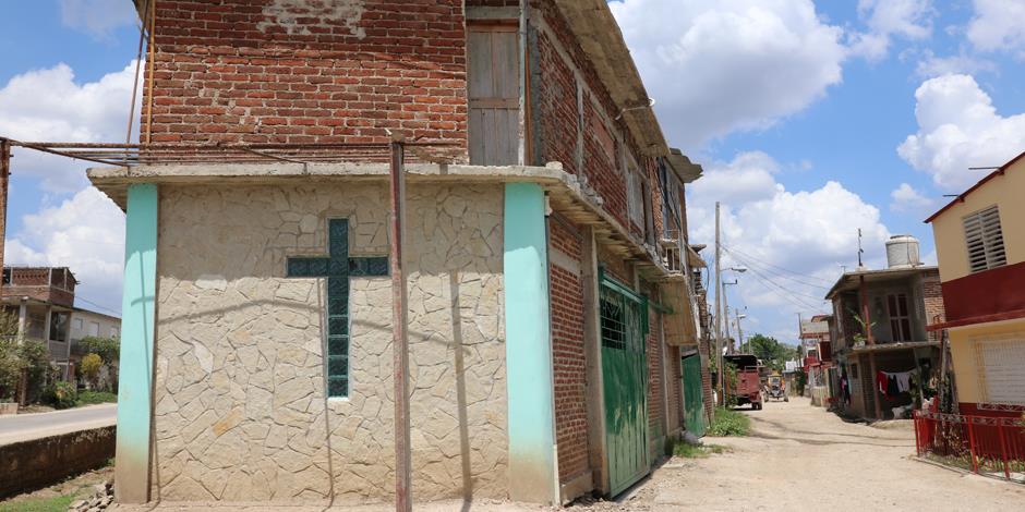 En evangelisk kyrka i staden Holguín, i östra Kuba. 