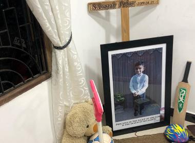 Sexårige Peter är en av dem som dog under påskdagens attacker på Sri Lanka. 